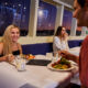 Couple dining on Spirit of Cairns